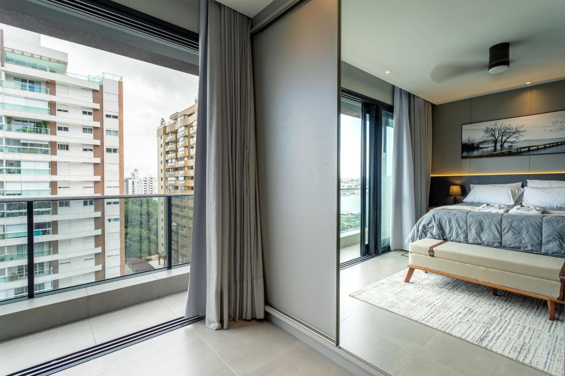 Loft Moderno C/ Vista Da Ponte Hercilio Fh8972 Apartment *