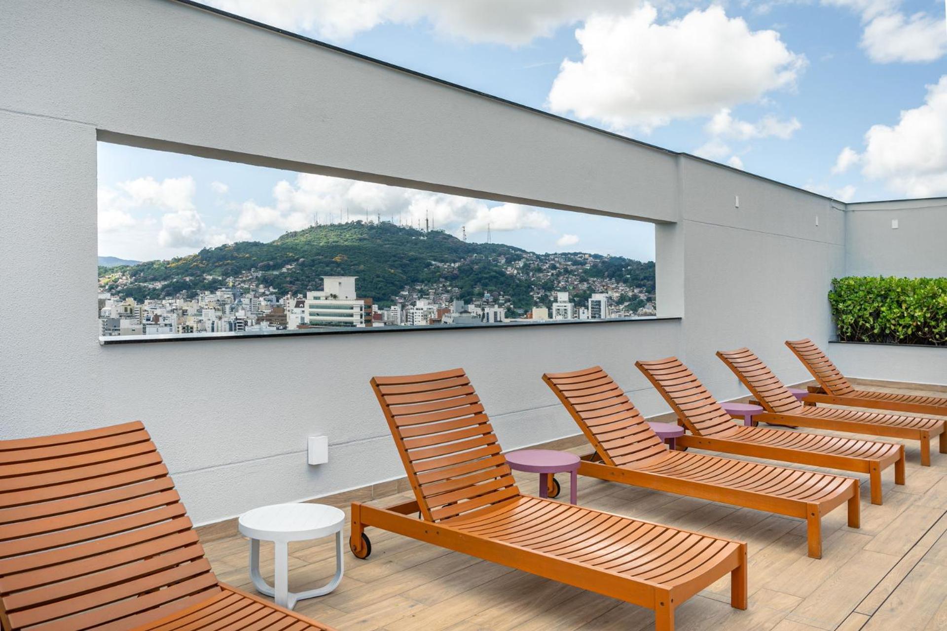 Apartamento Loft Moderno C/ Vista Da Ponte Hercilio Fh8972