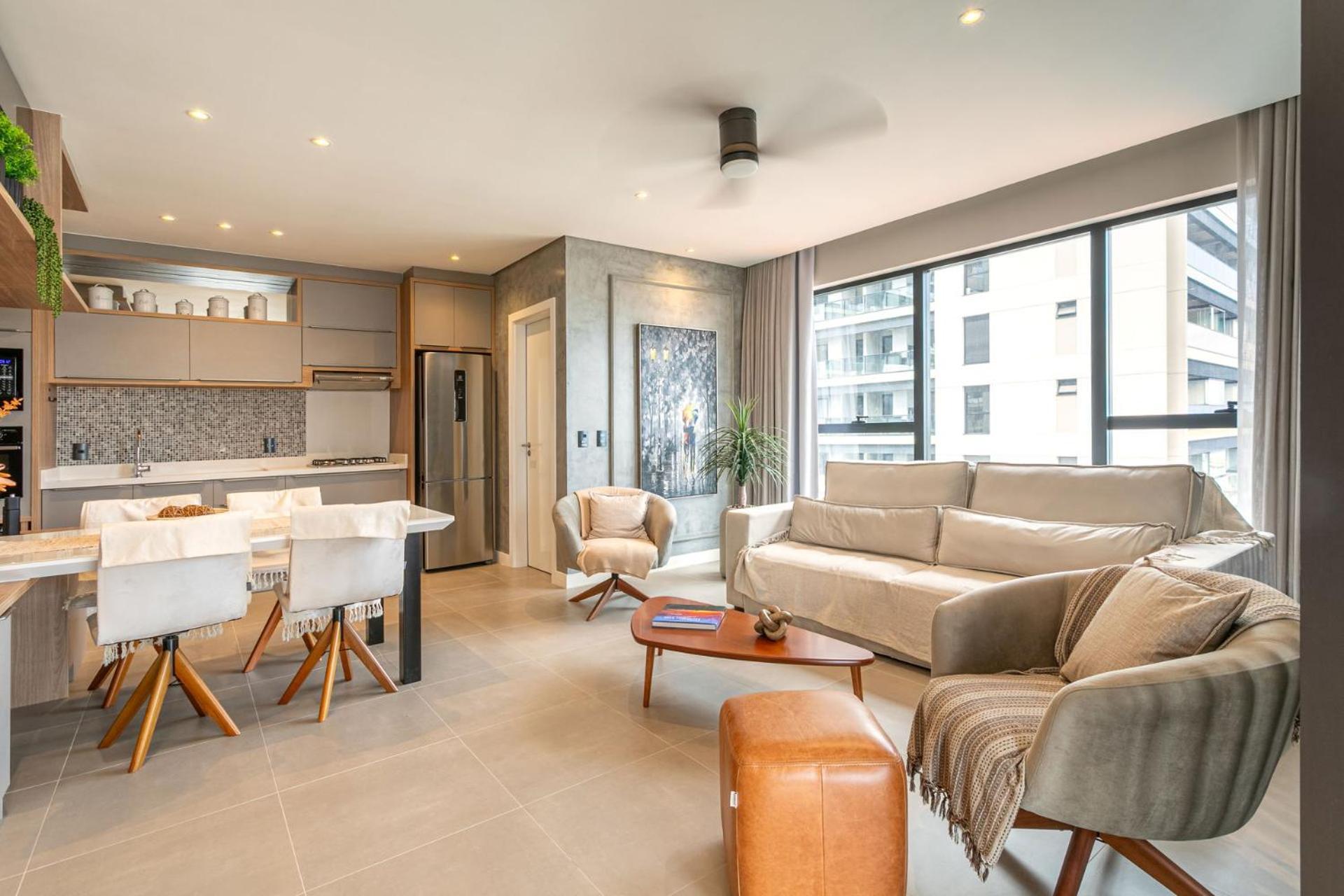 Loft Moderno C/ Vista Da Ponte Hercilio Fh8972 Florianopolis