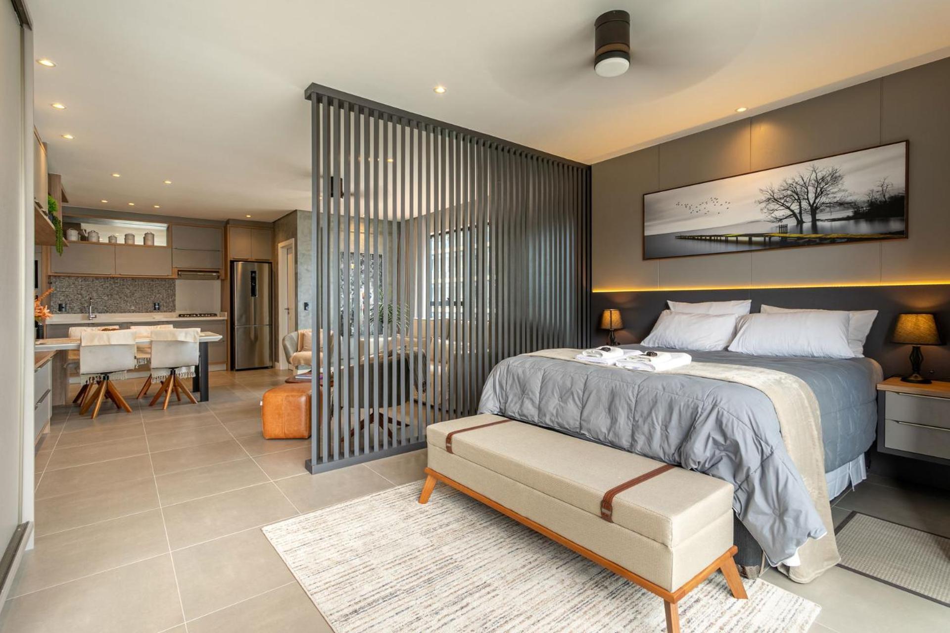 Loft Moderno C/ Vista Da Ponte Hercilio Fh8972 Apartamento *