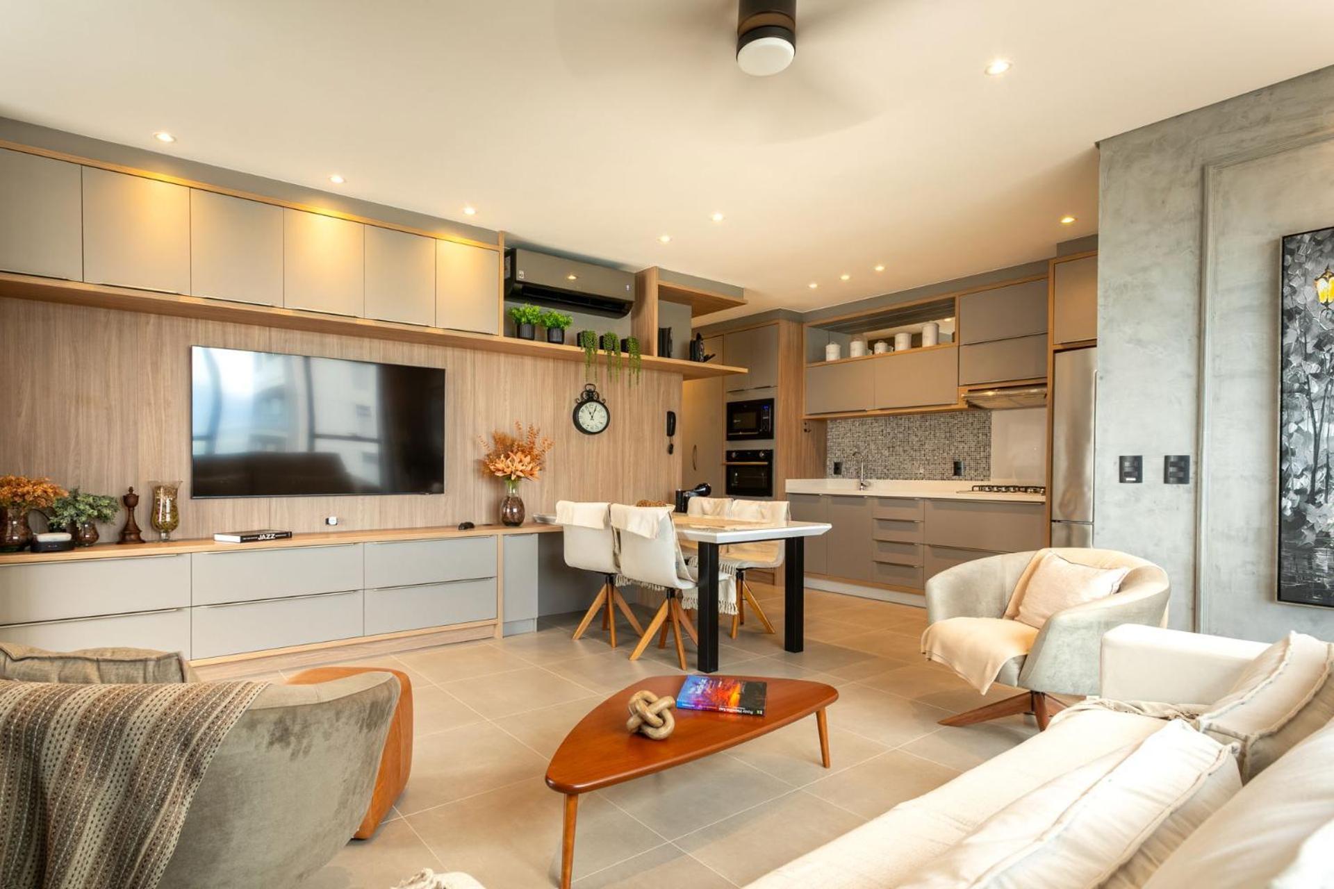 Loft Moderno C/ Vista Da Ponte Hercilio Fh8972 Apartamento Florianopolis