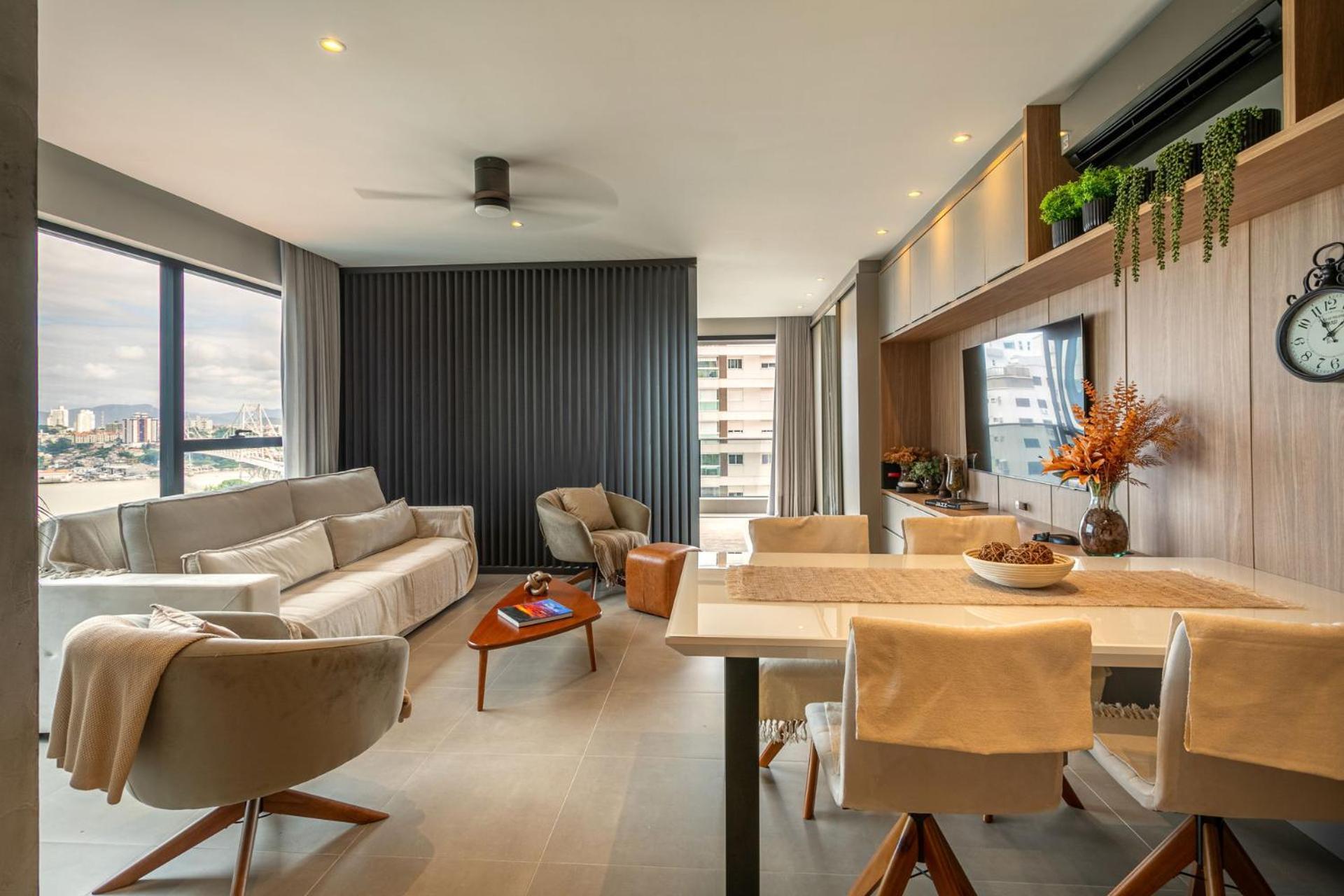 Loft Moderno C/ Vista Da Ponte Hercilio Fh8972 Apartamento *